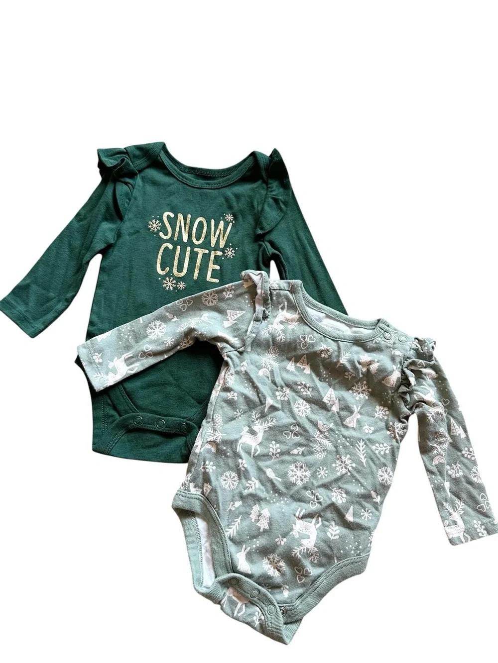 Mixed brands 9 piece 4-6 month baby girl Christmas/ winter outfit lot
